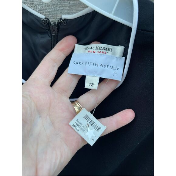 NWT Sax Fifth Avenue by Isaac Mizrahi New York size 12 sheath dress. - Picture 4 of 6